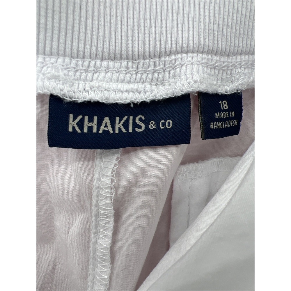 Khaki & Company Women's Stretch Poplin Convertible Casual Soft Shorts Lot 2 - Picture 9 of 9